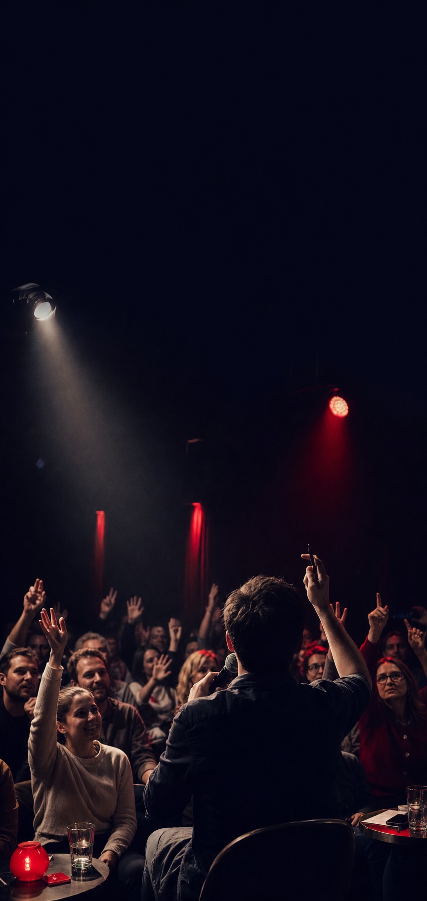 Public dans une salle de spectacle